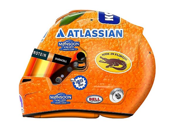 Capacete Alexander Albon Williams Racing Miami GP 2025 1:5 Spark