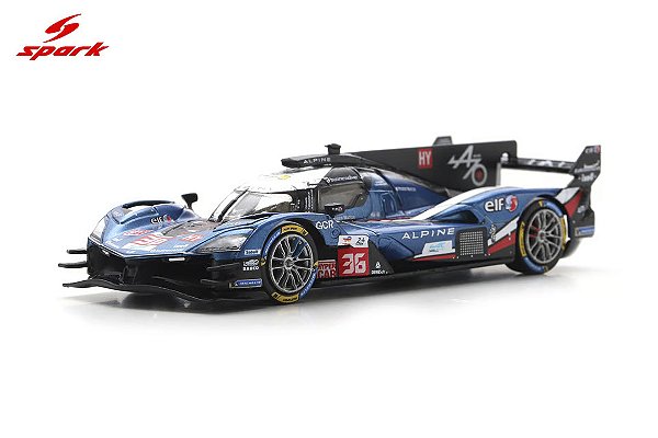 *** PRÉ-VENDA *** Alpine A424 No.36 ALPINE ENDURANCE TEAM 10th 24Hs Le Mans 2025 1:64 Spark PV023
