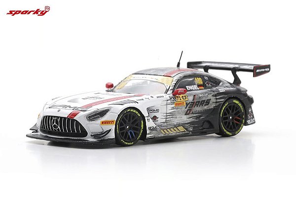 *** PRÉ-VENDA *** Mercedes AMG GT3 Evo Team GMR Winner FIA GT World Cup Macau 2024 1:64 Spark PV023