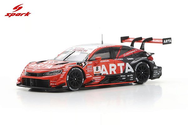 *** PRÉ-VENDA *** Honda Civic TYPE R-GT ARTA MUGEN GT500 Super GT 2025 1:64 Spark PV023