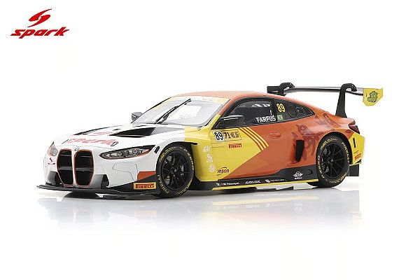 *** PRÉ-VENDA *** BMW M4 GT3 Team KRC 2nd FIA GT World Cup Macau 2024 Augusto Farfus 1:18 Spark PV023