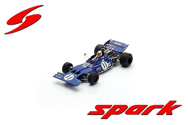 Fórmula 1 Tyrrell 003 Jackie Stewart Winner Monaco GP 1971 1:18 Spark