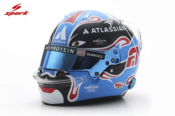 *** PRÉ-VENDA *** Capacete Alexander Albon GP China 2025 Williams Racing 1:5 Spark PV023