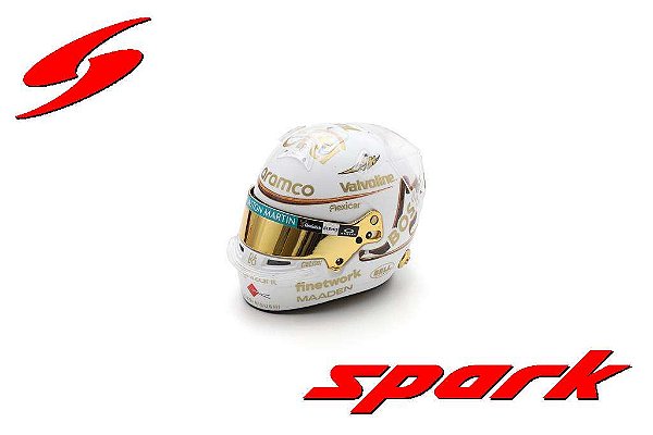 Capacete Fernando Alonso GP China 2025 Aston Martin Aramco F1 Team 1:5 Spark
