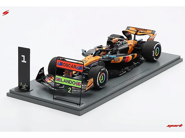 Fórmula 1 McLaren F1 Team MCL39 Oscar Piastri Winner GP China 2025 1:18 Spark