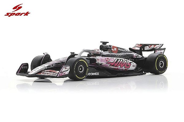 Fórmula 1 MoneyGram Haas F1 Team VF-25 Esteban Ocon GP Japão 2025 1:64 Spark