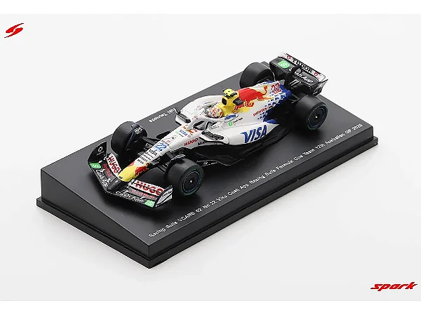 Fórmula 1 Racing Bulls VCARB 02 Visa Cash App Yuki Tsunoda 12th GP Austrália 2025 1:64 Spark