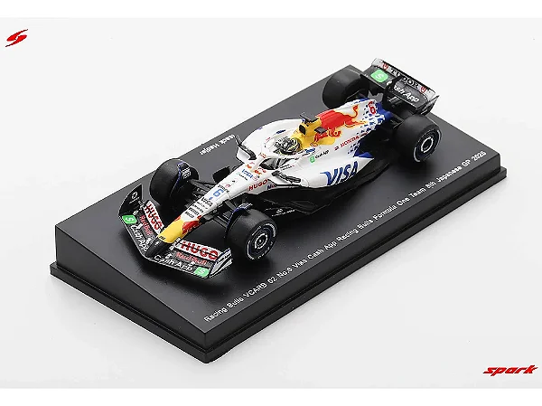 Fórmula 1 Racing Bulls VCARB 02 Visa Cash App Isack Hadjar 8th GP Japão 2025 1:64 Spark