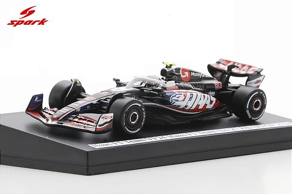 *** PRÉ-VENDA *** Fórmula 1 Haas F1 Team VF24 US GP Nico Hulkenberg 2024 1:64 Spark PV023