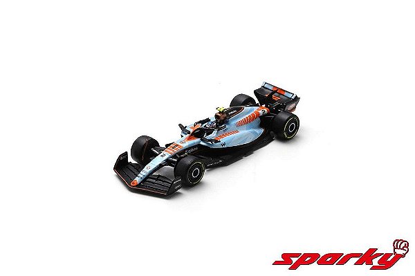 Fórmula 1 Williams Racing FW45 GP Singapura Logan Sargeant 2023 1:64 Spark
