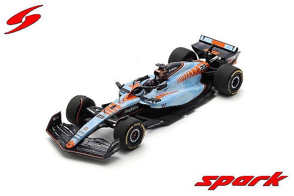 Fórmula 1 Williams Racing FW45 GP Singapura 2023 Alex Albon 1:18 Spark
