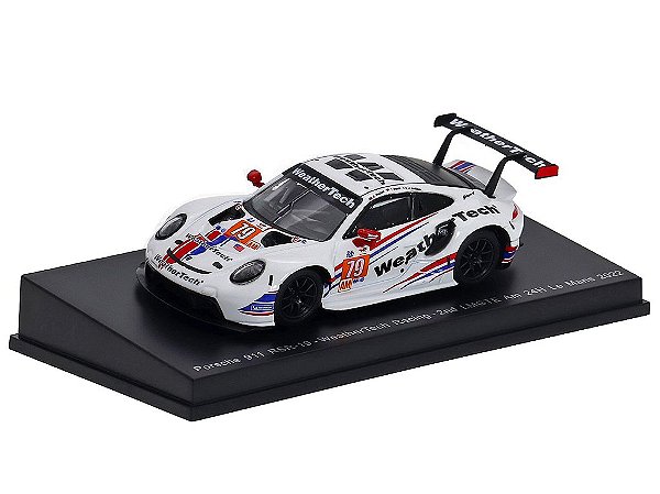 Porsche 911 RSR-19 2nd LMGTE Am 24 Horas Le Mans 2022 1:64 Spark