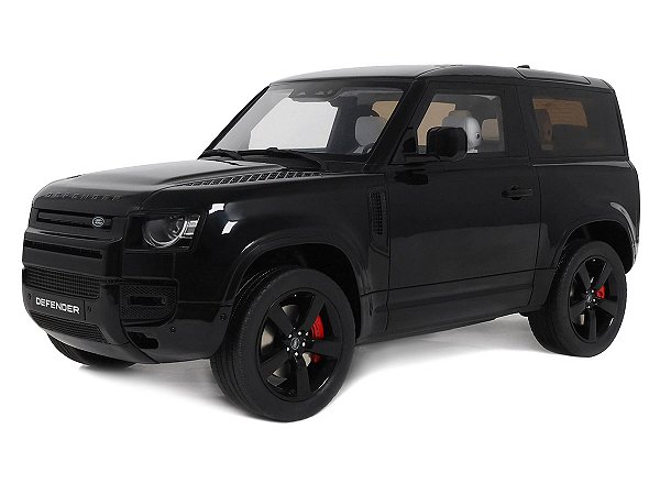 *** PRÉ-VENDA *** Land Rover Defender 90 P400 X-Dynamic HSE 2021 1:18 GT Spirit Preto PV020