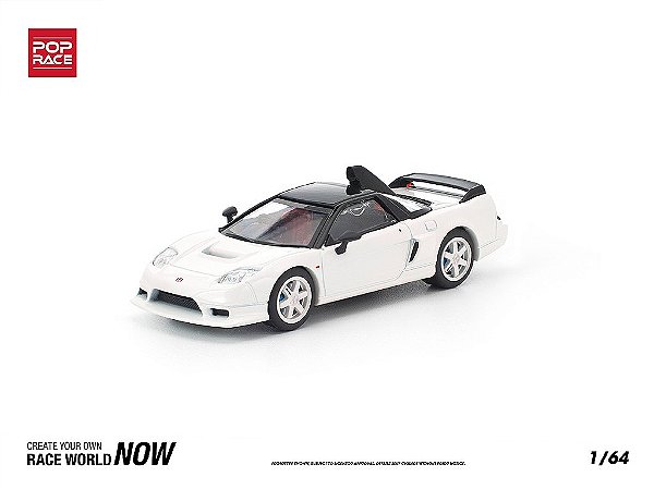 Honda NSX-R GT 1:64 POP RACE Branco