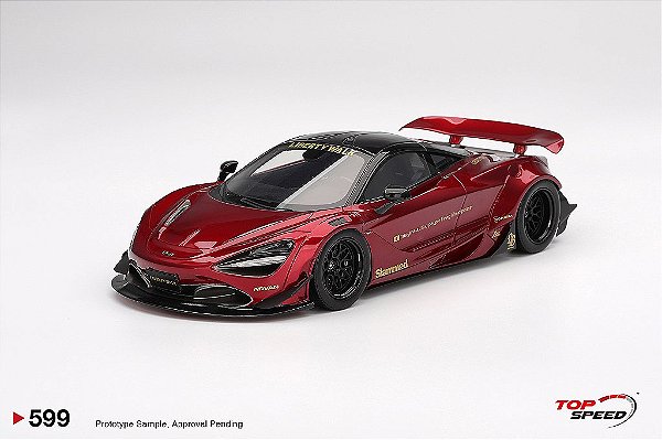 McLaren 720S LB Works Liberty Walk 1:18 TopSpeed Vermelho