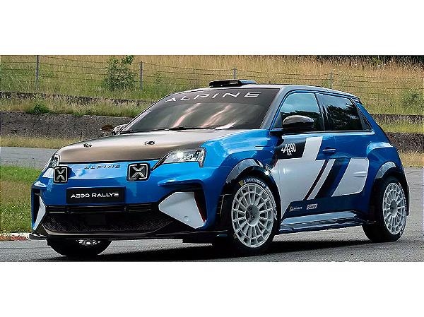 Alpine A290 Rally Launch Livery 2025 1:18 Solido Azul