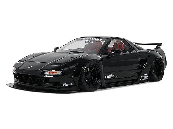 Honda NSX (NA1) LB-WORKS Liberty Walk 2020 1:18 OttOmobile Preto