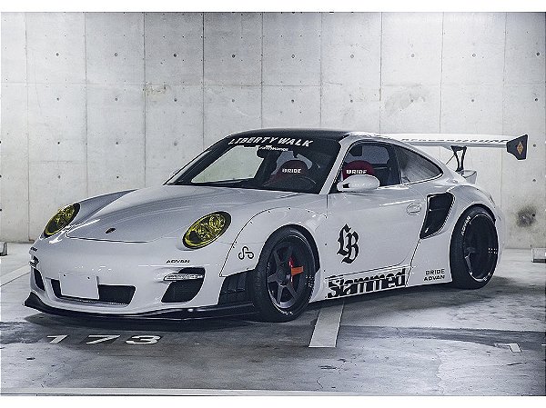 Porsche 911 Liberty Walk LB-Works Turbo 2024 1:18 GT Spirit Branco