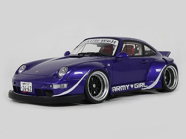 Porsche RWB Army Girl 2015 1:18 GT Spirit Purple