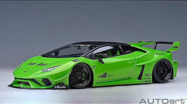 Lamborghini Huracan GT Liberty Walk LB Silhouette Works 1:18 Autoart Verde