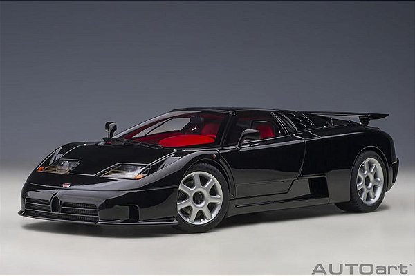 Bugatti EB110 SS 1:18 Autoart Preto