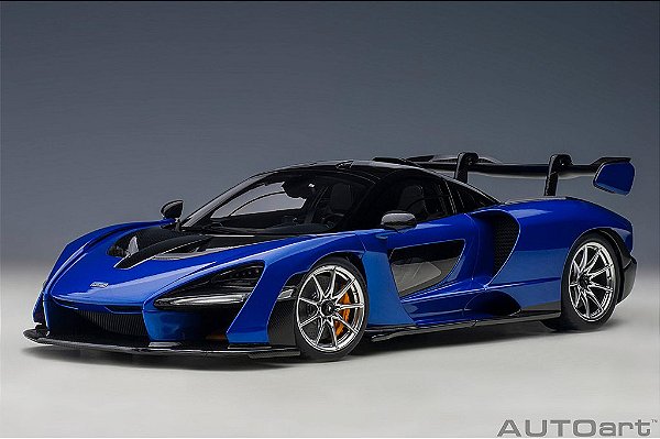 McLaren Senna 1:18 Autoart Azul