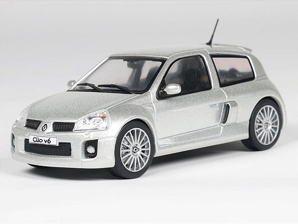 *** PRÉ-ORDER *** Renault Clio V6 PH.2 2004 1:43 Solido Prata