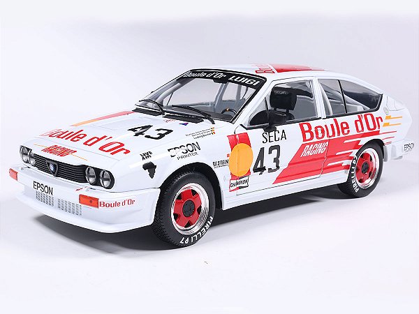 *** PRÉ-ORDER *** Alfa Romeo GTV6 24Hs Spa 1985 1:18 Solido Branco