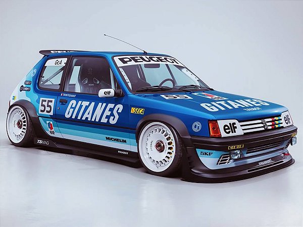 *** PRÉ-ORDER *** Peugeot 205 GTi Blackfish G Tribute 1990 1:18 Solido