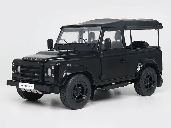 *** PRÉ-ORDER *** Land Rover Defender 90 Short 2016 1:18 Solido Preto