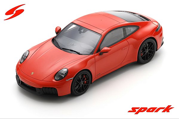 Porsche 911 Carrera GTS Coupe (992.2) 1:18 Spark Vermelho