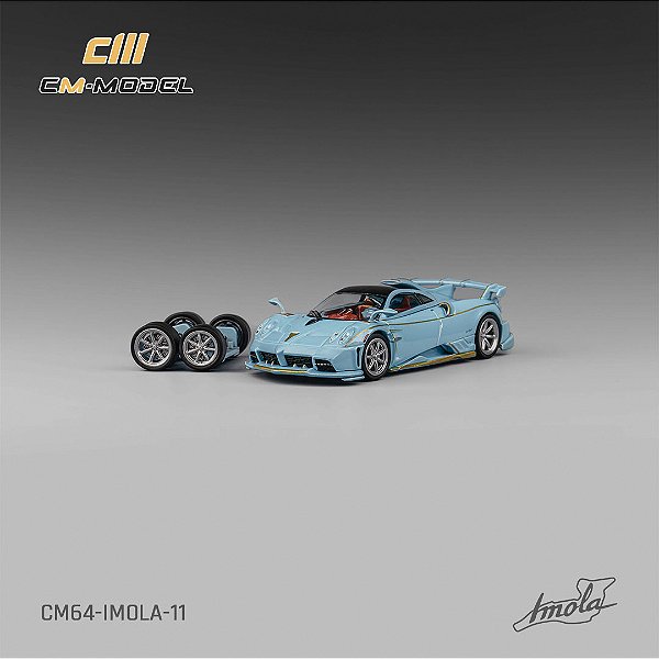 *** PRÉ-ORDER *** Pagani Imola 1:64 CM Model Azul