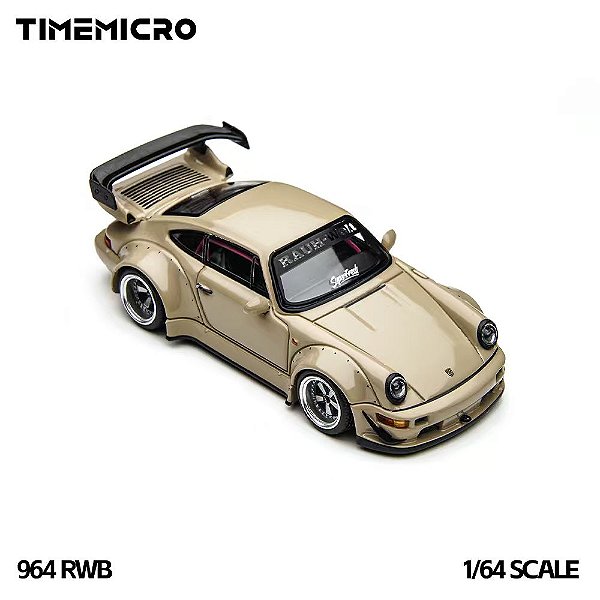 *** PRÉ-VENDA *** Porsche RWB 964 1:64 TimeMicro Bege PV12943