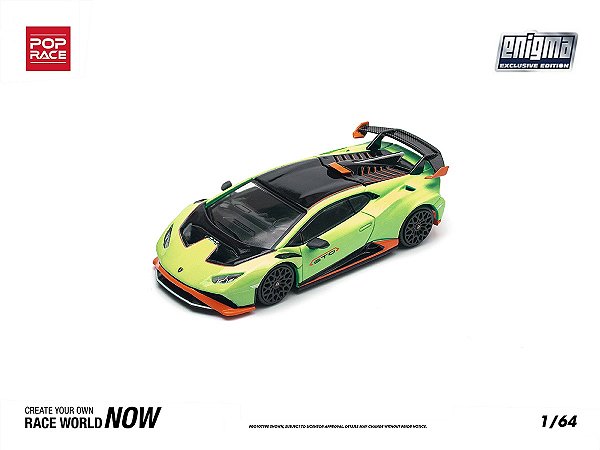 *** PRÉ-ORDER *** Lamborghini Huracan STO ENIGMA 1:64 POP RACE Verde
