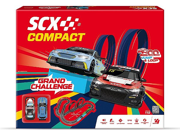 Autorama Grand Challenge 6,6? metros com 02 carros 1:43 SCX