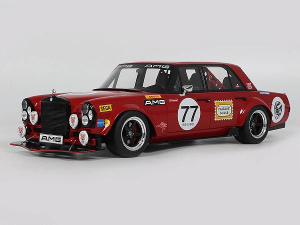 *** PRÉ-ORDER *** Mercedes C63S S-KLUB 2024 RED PIG 1:18 GT Spirit Vermelho