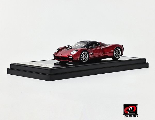 *** PRÉ-ORDER *** Pagani Utopia Roadster 1:64 LCD Models Carbon Red