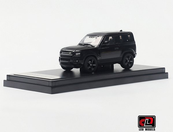 *** PRÉ-ORDER *** Land Rover DEFENDER 90 1:64 LCD Models Preto