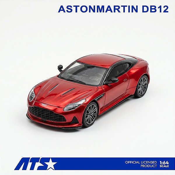 *** PRÉ-ORDER *** Aston Martin DB12 1:64 ATS Models Vermelho