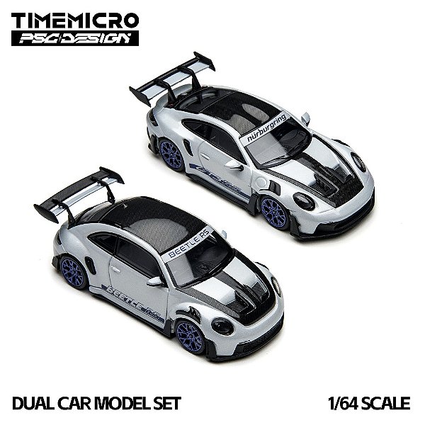 *** PRÉ-ORDER *** Set 992 GT3 RS & Beetle RS Nürburgring PSC Design 1:64 TimeMicro