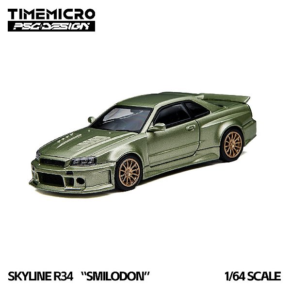 *** PRÉ-ORDER *** R34 Smilodon Millennium Jade PSC Design 1:64 TimeMicro