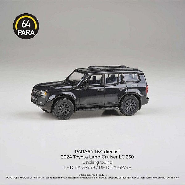 *** PRÉ-ORDER *** Land Cruiser 250 Prado 1:64 PARA64 Cinza