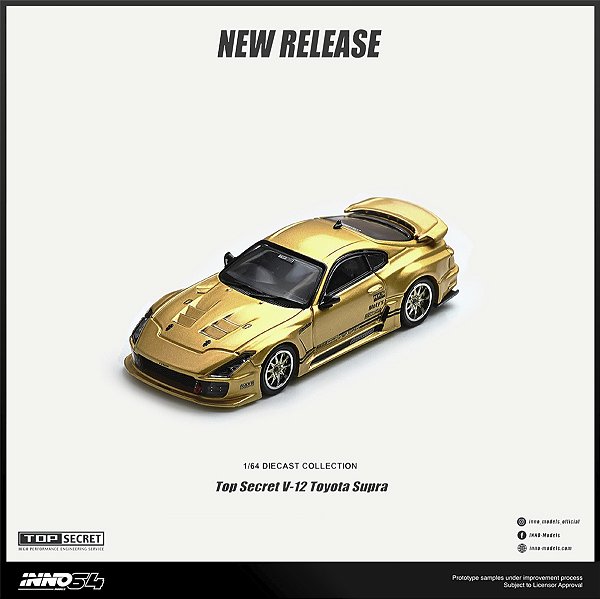 *** PRÉ-ORDER *** TOP SECRET V12 Supra 1:64 INNO64