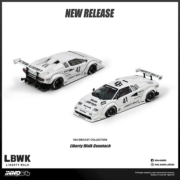 *** PRÉ-ORDER *** Countach LIBERTY WALK 1:64 INNO64