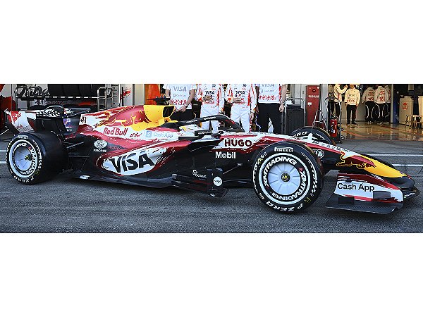 *** PRÉ-ORDER *** Fórmula 1 Visa Cash App Racing Bulls VCARB 03 Arvid Lindblad GP Japão 2026 1:64 Spark
