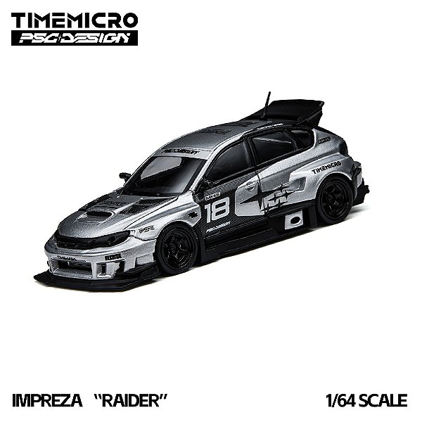 *** PRÉ-ORDER *** Impreza Raider Silver PSC Design 1:64 TimeMicro