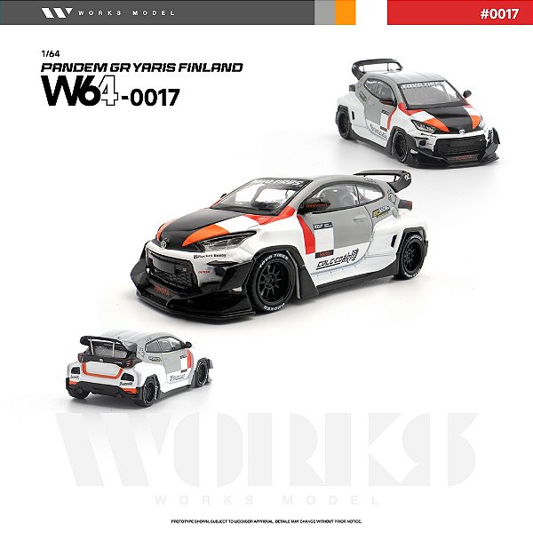 *** PRÉ-ORDER *** Pandem GR Yaris Finland 1:64 Works Model