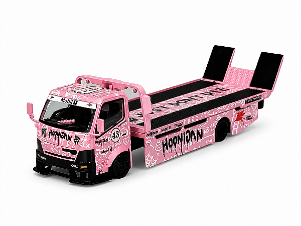 *** PRÉ-VENDA *** Custom Flatbed 1:64 Microturbo Pink