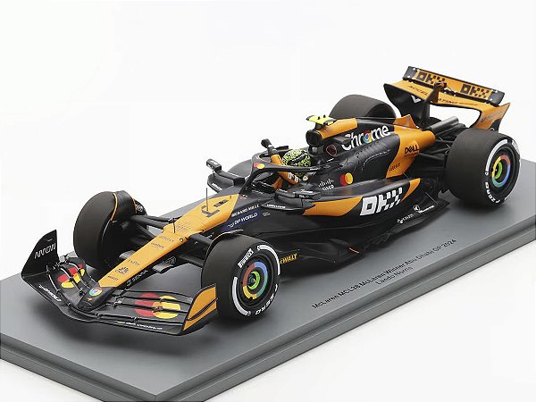 *** PRÉ-VENDA *** Fórmula 1 McLaren MCL38 Lando Norris Winner Abu Dhabi 2024 1:18 Spark