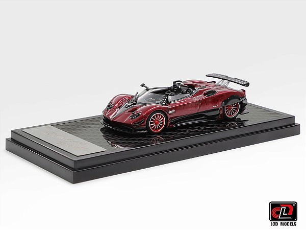 *** PRÉ-VENDA *** Pagani Zonda HP 1:64 LCD Models Carbon Red